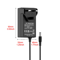 Adaptateur secteur universel MYIXI AC/DC 15V 4A 60W avec prise UK pour bandes LED et serrures de porte intelligentes