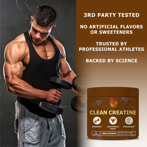 <b>Red</b> Kangaroo Clean Creatine Powder 45 Servings Unflavored Dietary Supplement for Strength and Muscle Mass Endurance Powder - Product Image 5