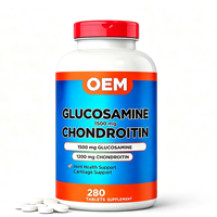 Glucosamine 1500mg Chondroïtine 1200mg 280 Comprimés Complément Alimentaire