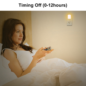 Lohas RGB ánh sáng ban đêm nhiều màu thay đổi hiện đại đêm đèn 3000K + 5000K cắm trong dẫn ánh sáng ban đêm với điều khiển từ xa - Product Image 2