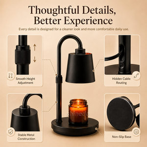 Creative Aromatherapy Lamps Electric Fragrance Candle <strong>Warmers</strong> Lamp <strong>Wax</strong> <strong>Melting</strong> Light Home Decoration Table Candle <strong>Warmers</strong> Lamp - Product Image 3