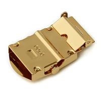 Ceinture décorative pour hommes de 3.5cm de largeur en cuivre couleur or avec logo en relief en alliage métallique pour boucle