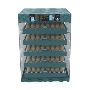 High quality Intelligent Control 4 Layers 256 Pcs Eggs Incubator Fully Automatic For Hatching Eggs wiht 250 Egg Incubator