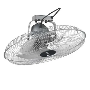 3 Aluminium Blade Controll Rotatie 360 Graden 16 Inch Plafond Baan Ventilator Met Wandmontage