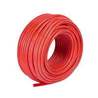 Cable de Silicona de 50 mm² UL30056, Cable de Batería Flexible de Cobre Sin Oxígeno Estañado de Alta Tensión de 3KV para Inversor Industrial AGV