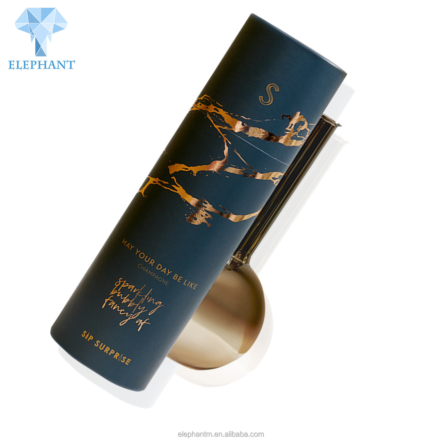 Wholesale Custom Luxury Round Double Layer Gift Box With Lid Round Box