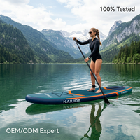 Tabla de Paddle Surf Inflable de 11'6'' con Soporte para Remo y Asiento Extraíble para Ejercicios de Remo y Sculling