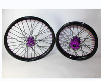 Roues en alliage de vélo électrique d'approvisionnement d'usine 21x1.6- 18x2.15 pour motos Surron Light Bee X