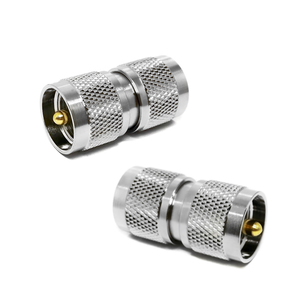 厂家供应超高频PL259公至超高频<span class=keywords><strong>PL</strong></span>-259对讲机无线电CB天线射频同轴适配器转换器连接器 - Product Image 1