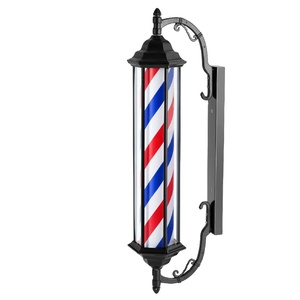 Lampe LED de salon de coiffure de haute qualité en gros, lampe de barbier moderne en plastique étanche pour extérieur, lumière murale suspendue rotative - Product Image 1