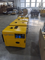 Groupes électrogènes diesel silencieux de 10KW 10KVA groupe électrogène à faible bruit insonorisé du moteur diesel 20KW 12KW 8KW 6KW 5KW 3KW de 1/3 phases