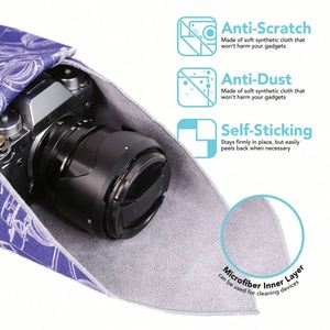 Custom logo Size Magic Self-adhesive Wrap Cloth Bag Organizer Microfiber Self Sticking Wrapper Cloth - Product Image 3