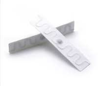 Etiqueta UHF RFID NFC Impermeable de 13.56MHz y 25mm para Ropa, Etiqueta de Seguimiento de Inventario de Prendas