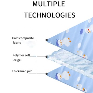 Anjuny Oem Sommer <span class=keywords><strong>Cool</strong></span> Down Eisgel <span class=keywords><strong>Cool</strong></span> <span class=keywords><strong>Mat</strong></span> Dog Cooling Pad für Hunde Katzen Bett - Product Image 4