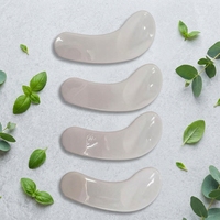 SEEME S-08 Cuillère à crème pour masque en plastique blanc
