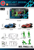 Voiture miniature en alliage moulé sous pression, pneus en caoutchouc, détails réalistes, objet de collection, jouet idéal pour circuit de course et cadeau parfait pour les enfants