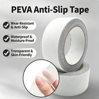 Bande antidérapante transparente en PEVA, sèche et sans danger pour la peau, découpée, étanche, pour salle de bain, baignoire et sols en carrelage céramique