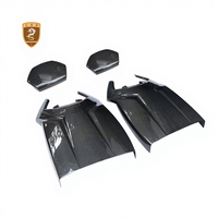 Panneau de couverture arrière de siège de voiture en fibre de carbone 3K pour Lamborghin Aventador LP700