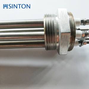 Tube chauffant à bride hexagonale 220V 12kW, 1,5" BSP, en acier inoxydable, <span class=keywords><strong>chauffage</strong></span> à 2 tubes à bride pour circulation d'eau - Product Image 5