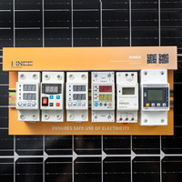 KINEE 100A Sélecteur de phase automatique tripolaire, protecteur intelligent contre les surintensités et les surtensions, dispositif de commutation de protection