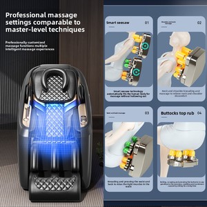 RENOVACARE Smart 8-Punkt-Rollen Ganzkörper-Massagesessel Zero Gravity SL-Track Airbag Fußheizung Bluetooth Sprachsteuerung - Product Image 4