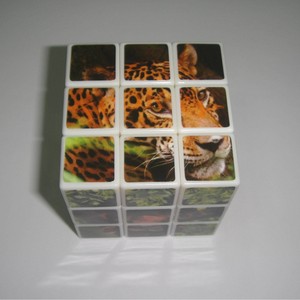 Cubo Mágico 3x3x3 de Plástico, Juguete Educativo para Niños de 5 a 7 Años - Product Image 1