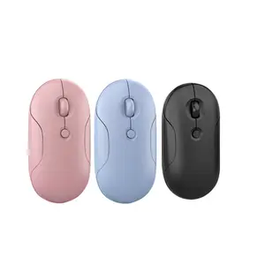 SY65 New Design Macaron Dual-Mode Silent Mini 2.4G Usb Rechargeable Bluetooths Wireless Mouse Noiseless Computer Mouse