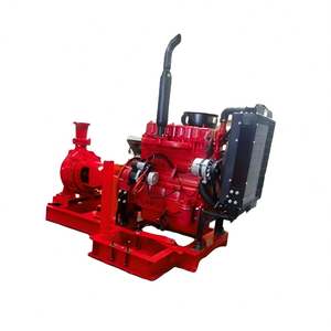 Single-Stage 7.5hp Centrifugal <b>End</b> Suction Fire Fighting Water Pump With Diesel Engine - Product Image 1