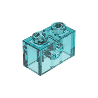 Pièce de rechange pour blocs de construction 32064, brique Technic 1x2 avec trou d'axe type 1, ouverture et broche inférieure, accessoires pour briques MOC, 1 lot/100 pièces