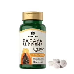 Compresse di enzimi digestivi a marchio privato pillole di enzimi di Papaya compresse di enzimi promuovono la digestione e l'assorbimento dei nutrienti