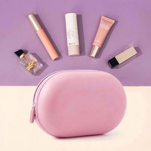 Pochette de Maquillage en Silicone Personnalisable avec Logo, Organisateur Cosmétique de Voyage Violet avec Fermeture Éclair pour Femme, Petite Pochette Tendance 2026 pour Dames - Product Image 4