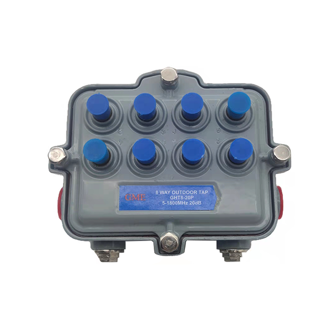 Hot Selling Product Outdoor 5-1800 MHz 1.8 GHz 20dB 8 Way Port Cable TV CATV Satellite Multi TAP