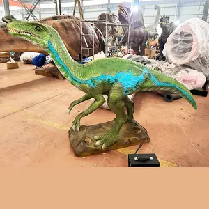 Indoor Outdoor Playground Realistic Moving Dinosaur Life Size Compsognathus From Animatronic Dinosaur Supplier