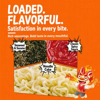 Korean Style Spicy Chicken Instant Stir Noodles Chewy Ramen Shelf Stable Snack Food Bulk Wholesale Factory Direct OEM