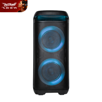 2025 meilleure vente double 6.5 pouces TWS haut-parleur de fête Mini Portable exquis boîte de son Loa Pa système DJ karaoké Bluetooth musique déflecteur