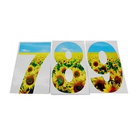 Autocollant personnalisé petit sac de vin maison porte enfants alphabet plaques d'immatriculation autocollants en vinyle royaume-uni
