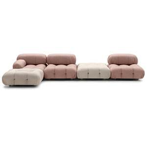 Sofá Seccional Modular de Tela Rectangular de Lujo Moderno <span class=keywords><strong>Peyo</strong></span> Personalizado, Sofá Cama con Patas de Madera, Muebles Cómodos para Apartamento - Product Image 3
