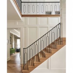 Tanlong Metal Negro Hueco Cuadrado Hierro Balaustres Pasamanos <span class=keywords><strong>De</strong></span> Hierro Barandilla Moderna - Product Image 6