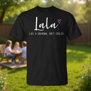 Camiseta Lala Like A Grandma Only Cooler, regalo para el día de la madre - Product Image 3