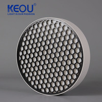 Couverture PC en nid d'abeille en aluminium multicolore 24W, aucun dommage de lumière bleue, panneau lumineux LED blanc pour le bureau