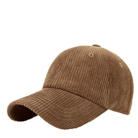 Gorra de béisbol vintage de pana, de terciopelo de cordero, suave, gruesa, cálida, transpirable e impermeable, estilo Dad Hat, unisex, retro, tipo Trucker, con lazos plateados