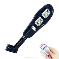 Nhà Máy Chất Lượng Ngoài Trời Tất Cả Trong Một Năng Lượng Mặt Trời Street Light Top Bài Cao Powered 64COB Ip65 Led Street Đèn Năng Lượng Mặt Trời