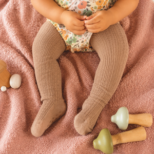 Chaussettes leggings Teddy taille 3Y pour bébés, offrant un confort léger, une douceur respirante et une élasticité douce pour une croissance active. - Product Image 2