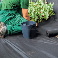 Tissu géotextile non tissé Tissu non tissé personnalisé Rouleau de tissu de paysage de barrière de mauvaises herbes