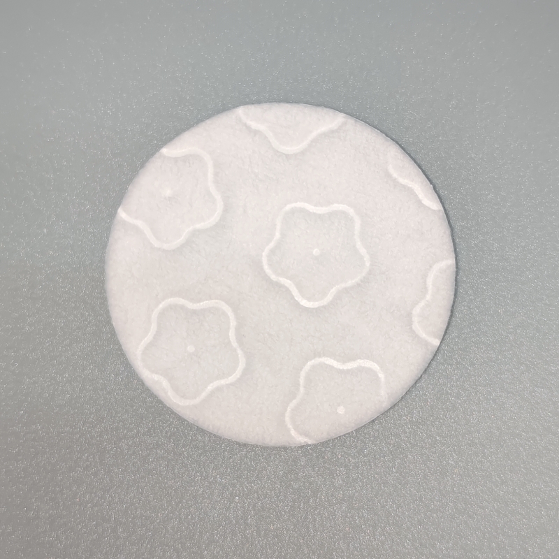 Unpressed edge and embossing