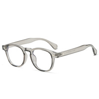 Gafas TR90 Modernas con Protección Anti-Luz Azul, Montura Completa Ovalada, Lentes de Resina, Espejo Plano, Montura Óptica