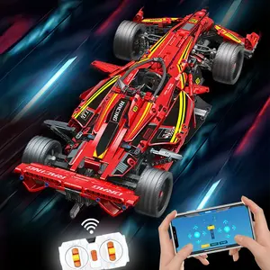 Mainan Terlaris Koleksi Dewasa Mobil Teknik Mobil Model F1 Mainan Blok Bangunan Set Puzzle 3D untuk Amazon