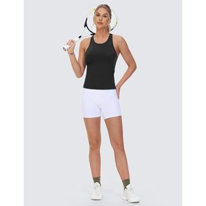 FOXA Racerback Débardeur de sport pour femme, coupe ajustée, sans manches, respirant, pour le yoga - Product Image 3