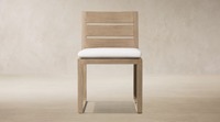 Ensemble de table à manger d'extérieur en teck, design minimaliste, meubles en bois durables pour la terrasse et le jardin