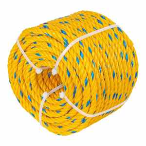 Top Grade 3-Strand Twisted White PP Fiber 4mm High Strength Water-proof <b>Floats</b> <b>Fishing</b> Shipping Marine Ropes - Product Image 2